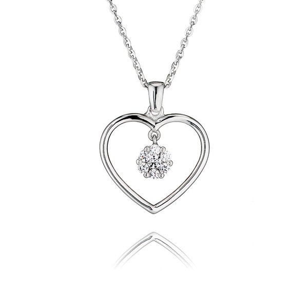 Swarvoski Crystal Heart Necklace