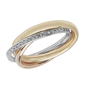 Stunning 9ct Gold Russian Wedding Ring