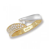 9ct Bio Gold Crystal Ring